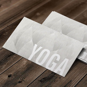 Blommigt för lotusblomma för yoga- & visitkort