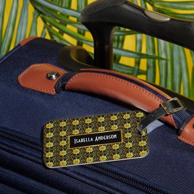 Blommigt för lyxdagens moderna Elegant Bagagebricka (Framsida Insitu 3)