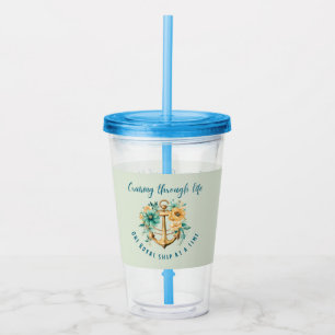 Blommigt för marscherande Royal Take Away Mugg