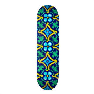 Blommigt för mexikansk plattdesign, skalning av Gu Mini Skateboard Bräda 18,7 Cm