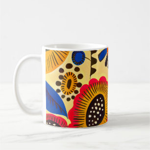 Blommigt för mexikanskt kulturarv kaffemugg