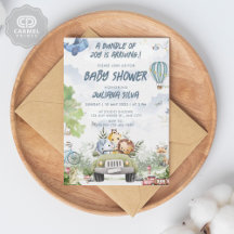 Blommigt för modern Himmel Blue White Nalle