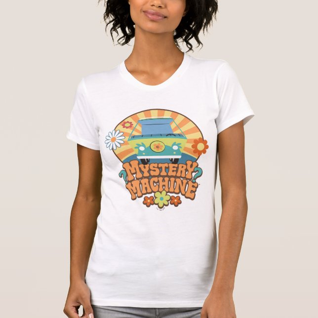 Blommigt  för Mystoppet Maskin Van T Shirt (Framsida)