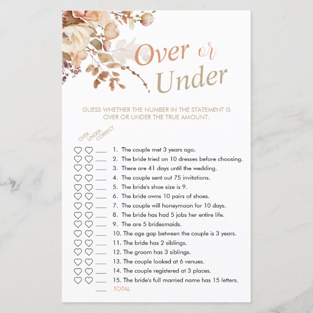 Blommigt för Neutralt av elegant över eller under  (Framsida)