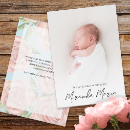 Blommigt för nyfödda bilder för Baby med enkel öve