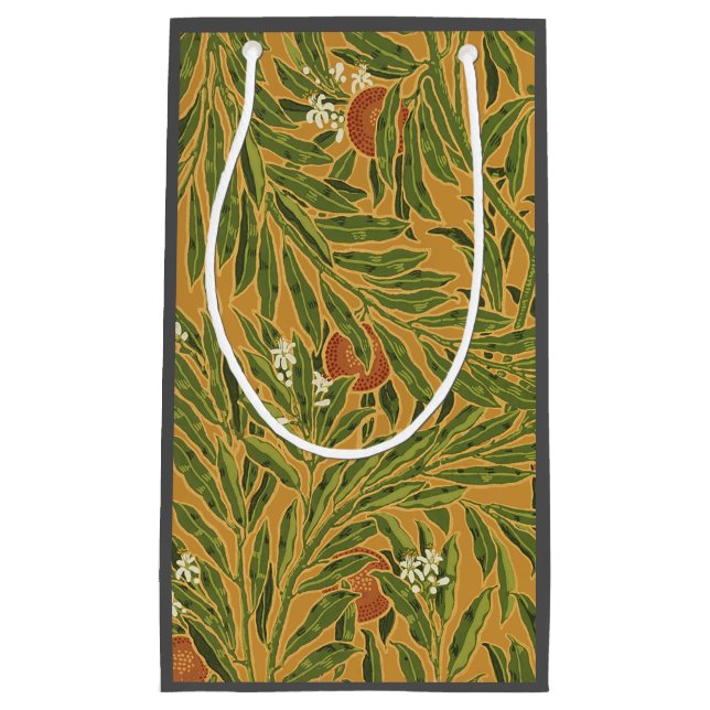 Blommigt för orange Träd Vintage, färgstark (Framsidan)