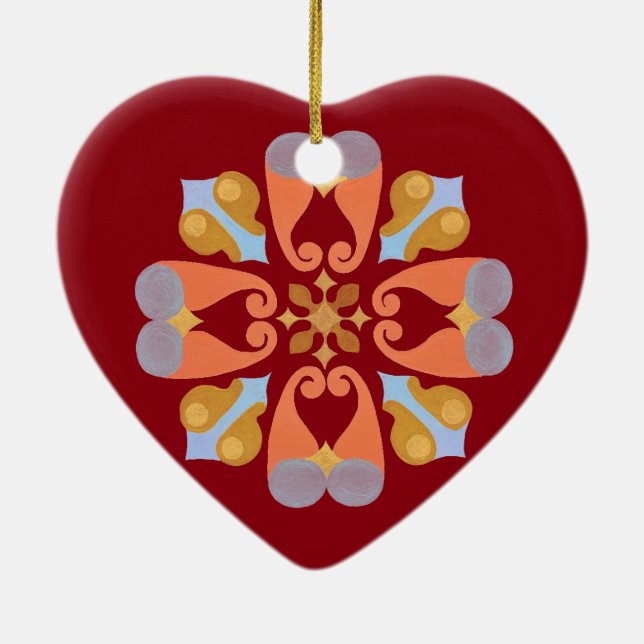 Blommigt för ornament (Baksidan)