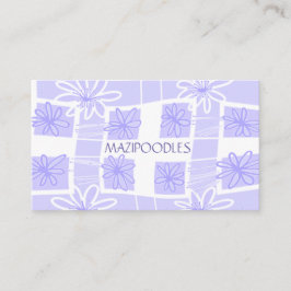 Blommigt för personligt Kreativ Kontrollera Lilac  Visitkort