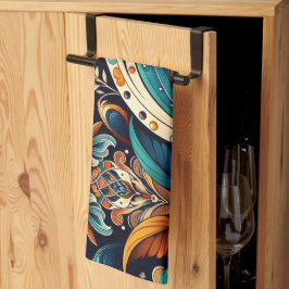 Blommigt för portugisiska kökshanddukar