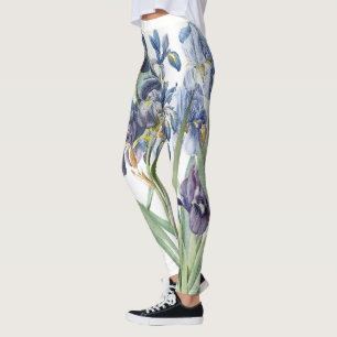 Blommigt för Redoute blåttIris All över att lä Leggings