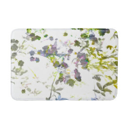 blommigt för romantisk blomma i vatten-färg badrumsmatta