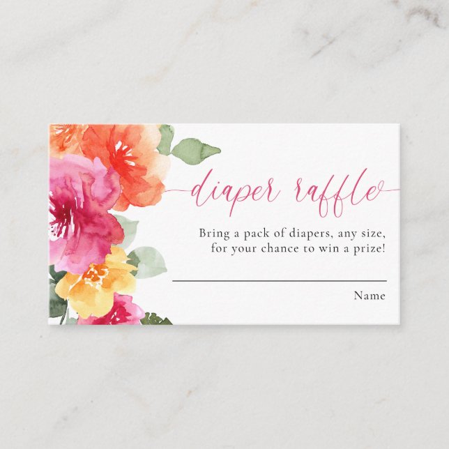 Blommigt för rosa av barnavstötning med daggkort tilläggskort (Framsida)