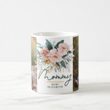blommigt för rosa av mamma 2-foto med låg vattenfä