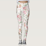 Blommigt för Rosa av vild, magisk, förändrad skogs Leggings<br><div class="desc">Den här gigantiska legeringen har en grupp söta och lekfulla älvor i baby rosa-färgen</div>