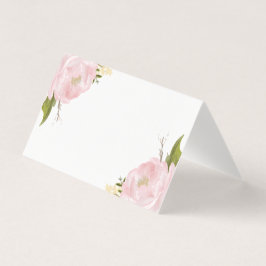 Blommigt för Rosa för vattenfärgspennor Kort