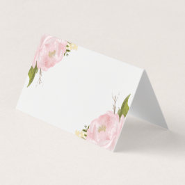 Blommigt för Rosa för vattenfärgspennor Kort