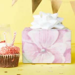 blommigt för  rosa grönt för färgning av vattenfär presentpapper