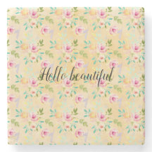 Blommigt för Rosa Gult