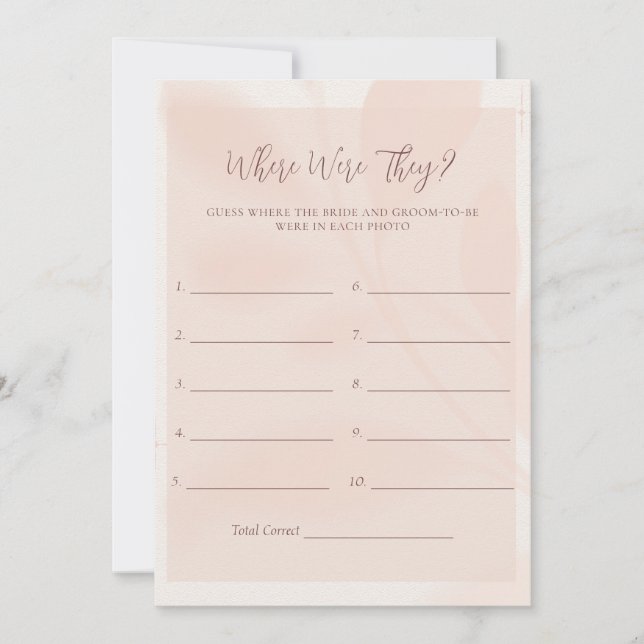 Blommigt för Rosa i modern höst - spelkort Inbjudningar (Framsida)