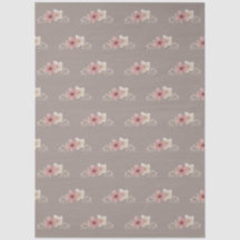 Blommigt för Rosa och efterbehandling