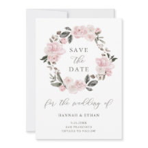 Blommigt för Rosa och kalligrafi | Vattenfärg