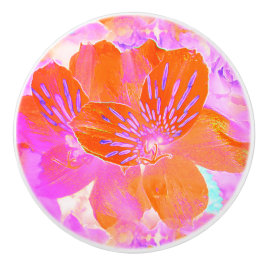 Blommigt för rosa och Orange Knopp