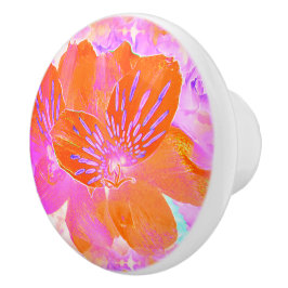 Blommigt för rosa och Orange Knopp