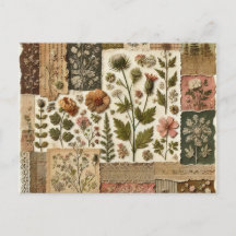 Blommigt för Rosa Patchwork-grönt Quiled Design