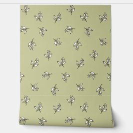 Blommigt för rustik grönt i Greenery sage