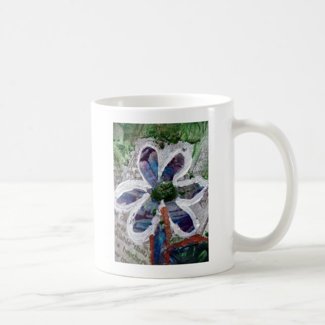 Blommigt för smält Crayon-system Kaffemugg (Höger)