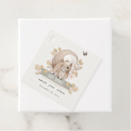 Blommigt för spill-babystölder för av spjutskog gåvor etiketter