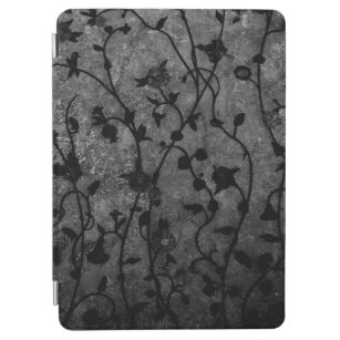 Blommigt för svartvit gotin-antikk iPad air skydd