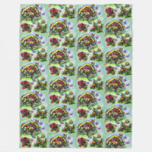 Blommigt för träck- och blomsterkoster