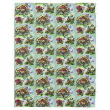 Blommigt för träck- och blomsterkoster