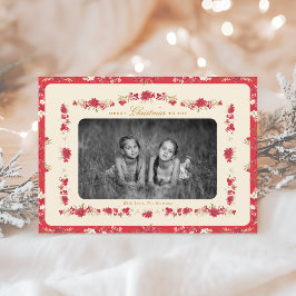 blommigt för traditionell doft-doft-doft-potek bot julkort