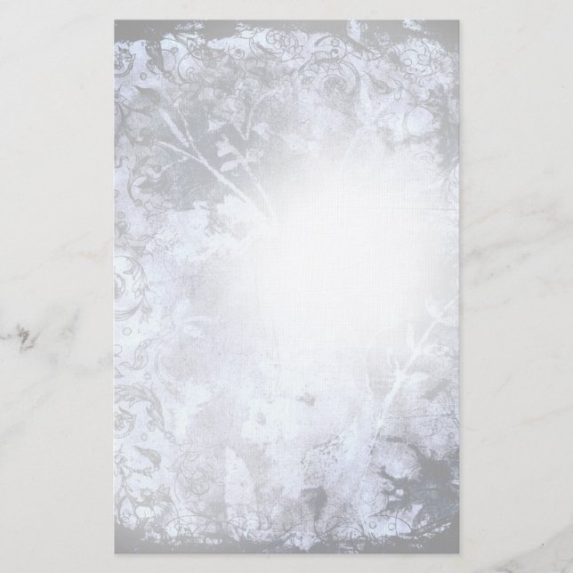 Blommigt för träkolsrökning Abstrakt  stationär (Framsida)