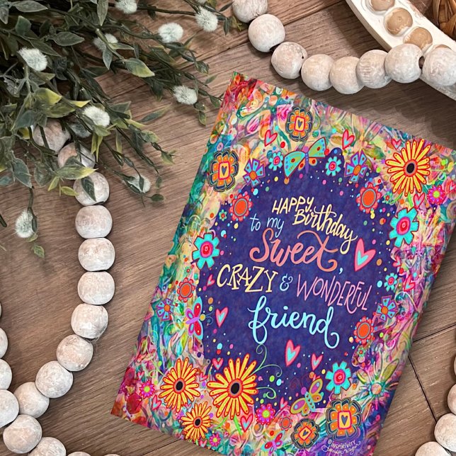 Blommigt för Trendig av  för Linndag i lusern Kort (Skapare uppladdad)