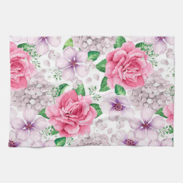 Blommigt för Trendig i elegant Modern Vintage Kökshandduk