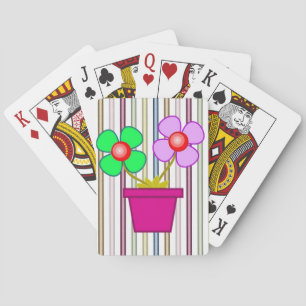 Blommigt för uppspelningskortskrin casinokort