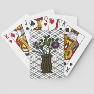 Blommigt för uppspelningskortskrin casinokort