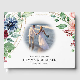 Blommigt för vackra vattenfärger och Bröllop i Gre Gästböcker