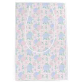 Blommigt för vallmofärgsgingham