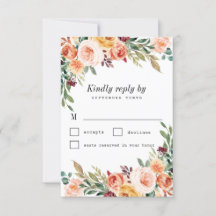 Blommigt för vattenfärg Buffet Burgundy Bröllop