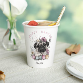 blommigt för vattenfärg i påsk