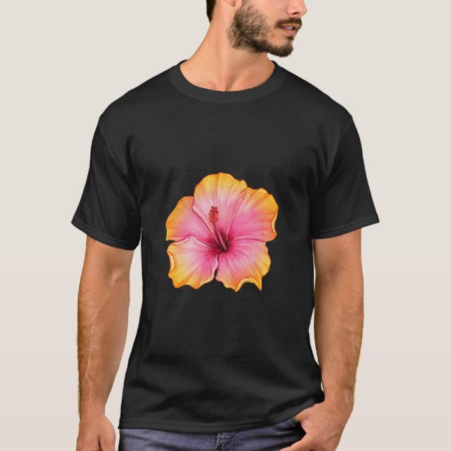 Blommigt för vattenfärg t shirt (Framsida)