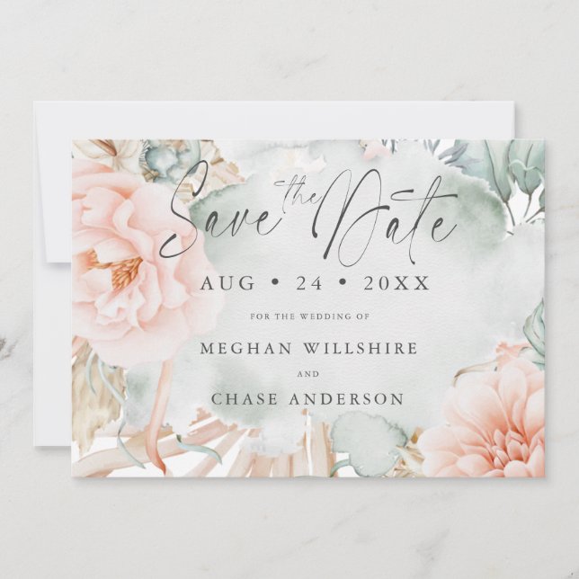 Blommigt för vattenfärgen Coral Ro (Framsida)