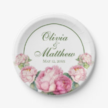 Blommigt för vattenfärgning rosa rosa peonies rosa