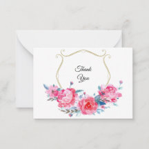 Blommigt för vattenfärgsfärgning - Tack för ditt k