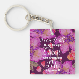 Blommigt för Verse för Philippians4:13bibel