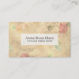 Blommigt för Victorian för *~*vintageGrunge modern Visitkort
